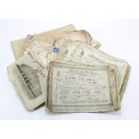 GB - original correspondence, mainly late Victorian range of envelopes with letters / stamps to