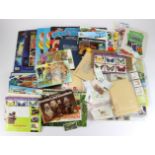 Box with Trade card selection of Stickers / Cards / Books, etc. Panini noted. Good lot (Qty)