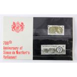 GB - 1965 700th Anniversary of Simon de Montfort's Parliament Presentation Pack, cat £65