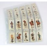 British American Tobacco Co - Soldiers of the World (Tobacco Leaf back), complete set in pages,