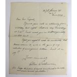 Ellen Wilkinson (1891-1947), one page handwritten letter on House of Commons headed notepaper, to