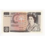 Kentfield 10 Pounds issued 1991, scarce LAST RUN 'KR30' prefix, serial KR30 998695 (B360,