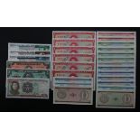 Cuba (28), 3 Pesos specimen notes (6) dated 1983 - 1989, all 6 notes have a different date, SPECIMEN