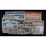 Russia (50), an interesting and varied collection including 10000 Rubles 1919, 3 Chervontsa 1932, 1,