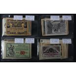 Austrian Notgeld issues (400), 1920's small size emergency private issues from Austrian towns/