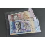 Mauritius (100), 50 Rupees dated 2001 (50), a consecutively numbered run of 49 notes plus one other,