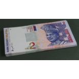 Malaysia 2 Ringgit (50) issued 1996, in groups of consecutively numbered runs, signed Ahmad Mohd Don