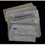 USA Cheques (135) a nice collection of USA cheques, mostly late 1800's and early 1900's, an