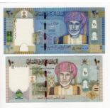 Oman (2), a pair of REPLACEMENT notes with '/99' prefixes, 20 Rials dated 2010 serial D/99