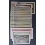 Germany (19), 1 Reichsmark & 10 Reichsmark dated 15th September 1944, WW2 Military Wehrmacht