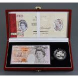 Debden set C120, HM the Queen's 70th birthday issued 1996, comprising Kentfield 10 Pounds LOW SERIAL
