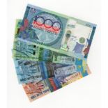Kazakhstan (4) a collection of REPLACEMENT notes with 'LL' prefix, 2000 Tenge Commemorative note
