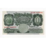 Beale 1 Pound issued 1950, scarce FIRST RUN REPLACEMENT note 'S10S' prefix, serial S10S 443208 (