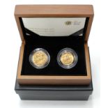 Sovereign 1909 & Half Sovereign 1909 VF - EF in a Royal Mint box with certificate