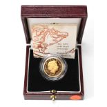 Sovereign 1999 Proof aFDC boxed as issued