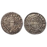 John (1199-1216), Short Cross Penny (in the name of Henry), class 5a2*, York, NICOLE, 1.29g, GF,
