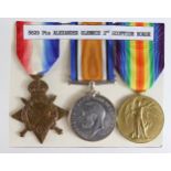 1915 Star Trio to 5829 Pte A Glennie 2-Sco H. (3)