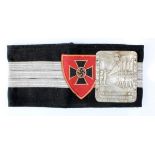German Old Comrades Officer Grade armband and plaque Kassel 1939 Parade