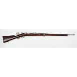 Rifle - a Franco-Prussian War (1870) French Chassepot Service Rifle dated 1868. Calibre 11mm.