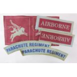 Badges Parachute Regiment, some unused