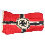 German Old Comrades era flag 5x3 feet approx, no moth, just service wear