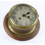 Royal Navy WW2 ships clock history unknown in good condition.