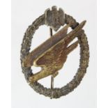 German Army Wehrmacht Parachutist badge, service wear