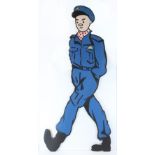 RAF Interest Pilot Officer Percy Prune a Life Sized cut out of the cartoon character made famous