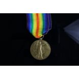 Victory Medal to 70154 Pte W W Keen, Devon R. Died 13/7/1918 serving as 44539 with 8th Bn