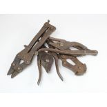 Wire cutters - four pairs of WW1 and WW2 examples.