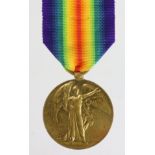 Victory Medal to R-19845 Pte J Driscoll KRRC. Died of Wounds 10/10/1918 with the 1st Bn. Born