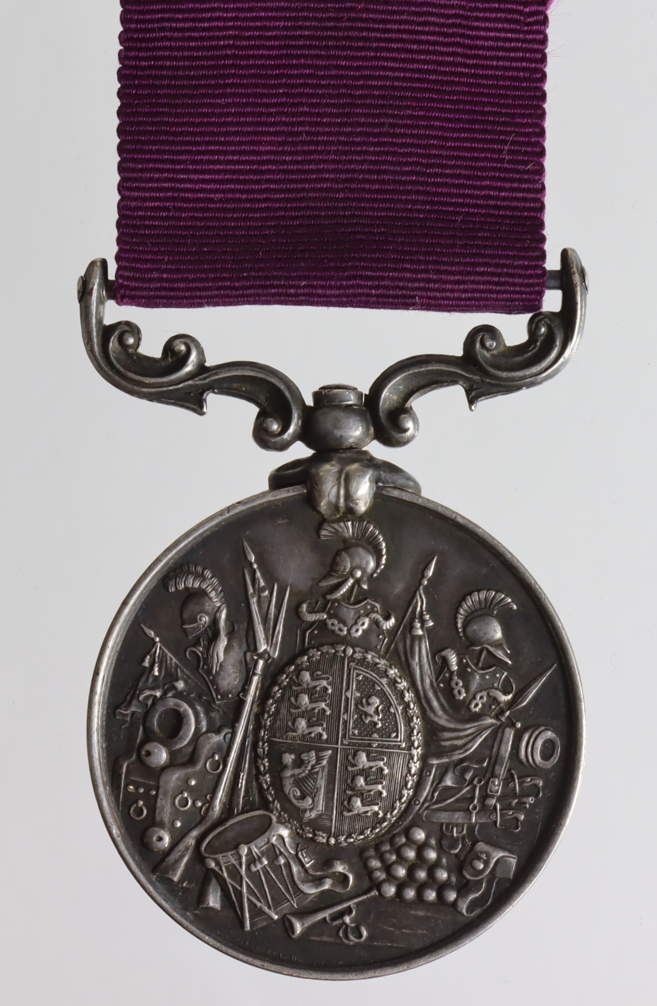 Army LSGC Medal QV named (683 Regtl Sgt Maj: J Donald, 5th Lancers). Born Hulme, Manchester. With