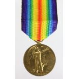 Victory Medal to 2732 Pte A C Watts 5-London R. Killed In Action 9th Oct 1916. Born Croydon. On