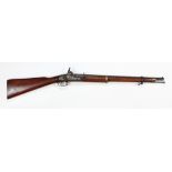 Carbine - an Indian trade 20 bore, smoothbore carbine c1855-60. Military fullstock, barrel 23".