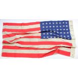 US 1942 dated Stars and Stripes flag.