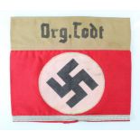 German Org. Todt Officials Nazi armband