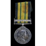 Africa General Service Medal QE2 with Kenya clasp to (22972796 Pte W Murdock B.W.).