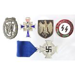 German medal mix inc 25 Years Service, DRL, Mothers Cross etc