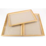Badge or medal frames, three purpose made unused frames 11x17 inches ideal for badge or medal