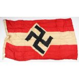 German Hitler Youth flag 5x3 feet approx, no moth, just service wear