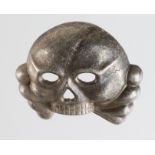 German Allgemeine SS Totenkopf Skull. Jawless Type.