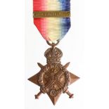 1914 Star with original Aug-Nov clasp to 9228 Pte C McBeth R.Highrs. Accidentally Drowned 1st Dec