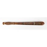 Police Truncheon (wooden) - (V.R.) Victorian, stamped 1605