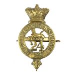Badge a 2nd Warwicks Glengarry badge, Victorian