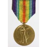 Victory Medal to B-200217 Pte W E Mott Rifle Brigade. Died of Wounds 20th August 1917 with the 7th