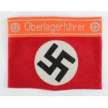 German Nazi OBERLAGERFUHRER arm band.