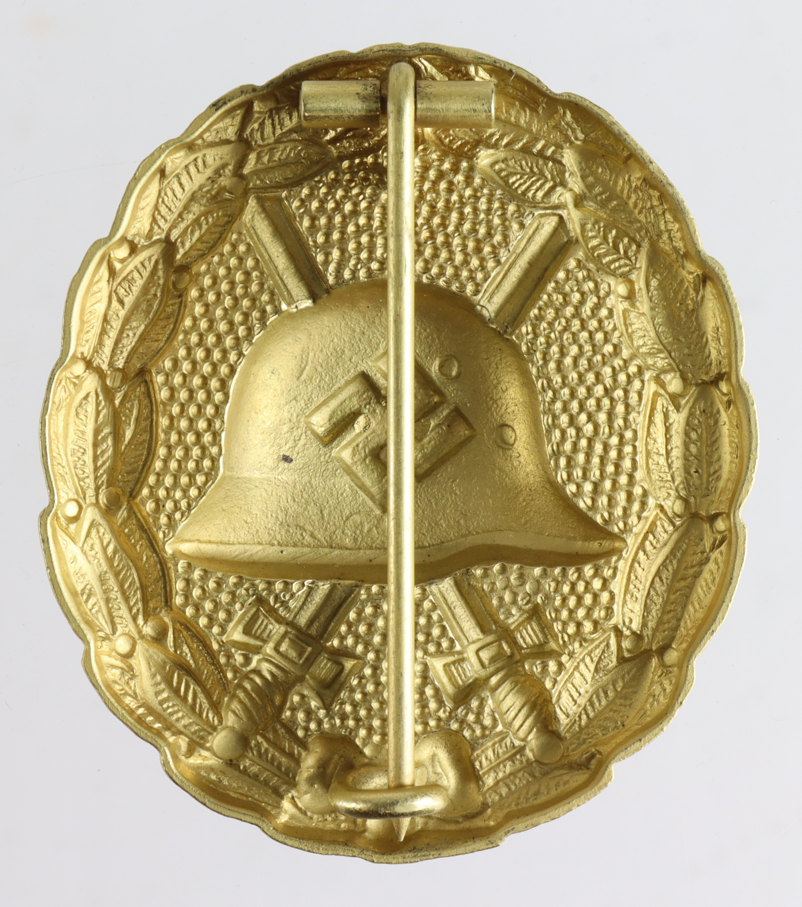 German Nazi Spanish, Gold Wound Badge, hollow back version - Image 2 of 2