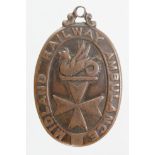 Tribute, WW1, bronze Railway medal, Midland Railway Ambulance - European War 1914-1919 presented