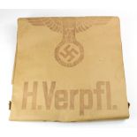 German 1944 dated bread sack a scarce paper example