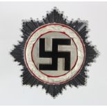 German Nazi Deutches Kreuz in silver, number '1' maker marked for Deschler & Sohn